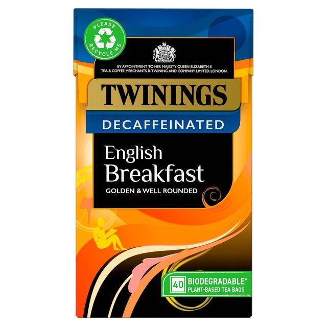 Twinings Decaffeinated English Breakfast Tea 40 per pack GOODS M&S