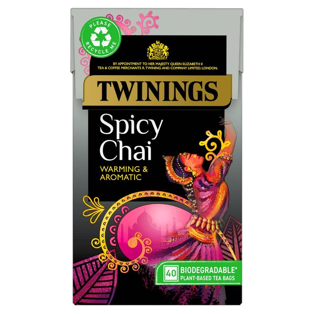 Twinings Spicy Chai Tea 40 per pack GOODS M&S