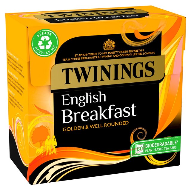 Twinings English Breakfast Tea 80 per pack GOODS M&S