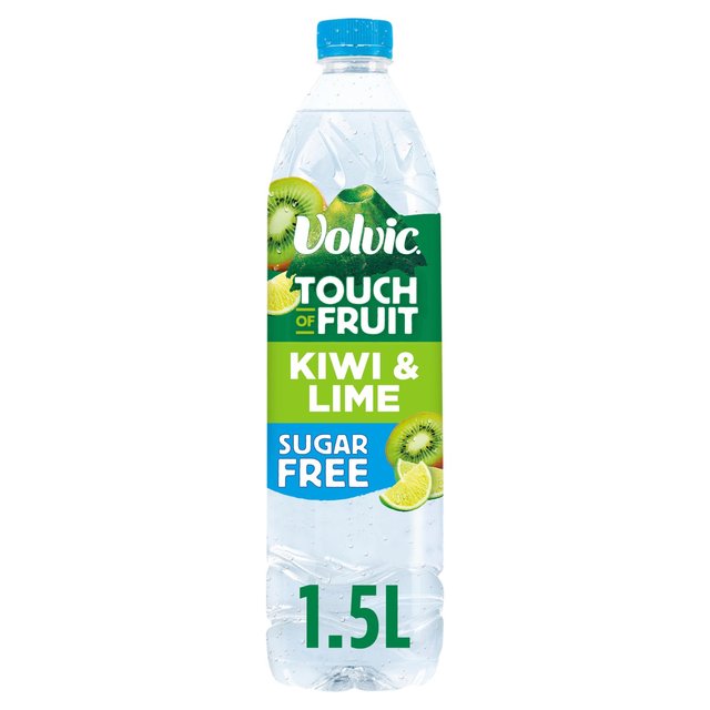 Volvic Touch of Fruit Sugar Free Kiwi & Lime Natural Flavoured Water 1.5L GOODS M&S