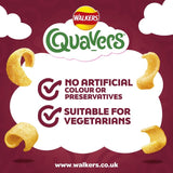 Walkers Quavers BBQ Sauce Multipack Snacks Crisps 6 per pack GOODS M&S