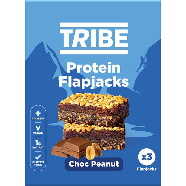 TRIBE Protein Flapjack - Choc Peanut 3 x 38g GOODS M&S