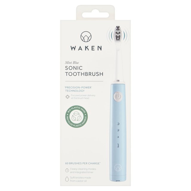 Waken Rechargeable Sonic Toothbrush - Mint Blue GOODS M&S