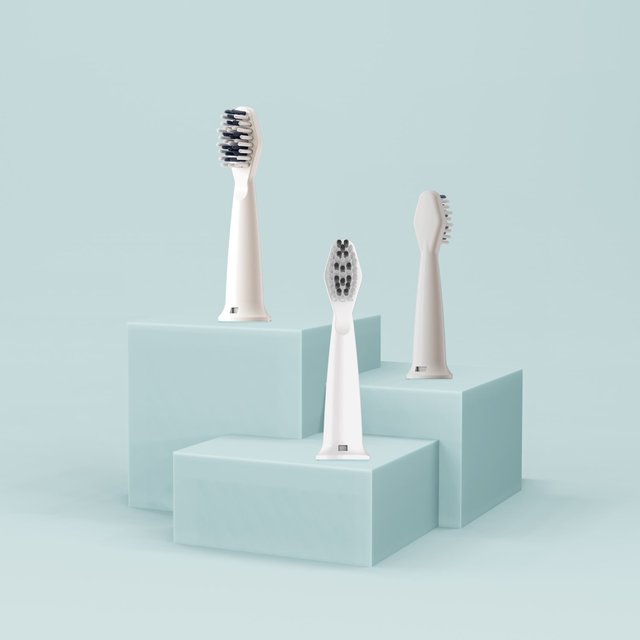 Waken Sonic Toothbrush Heads - White 3 per pack GOODS M&S