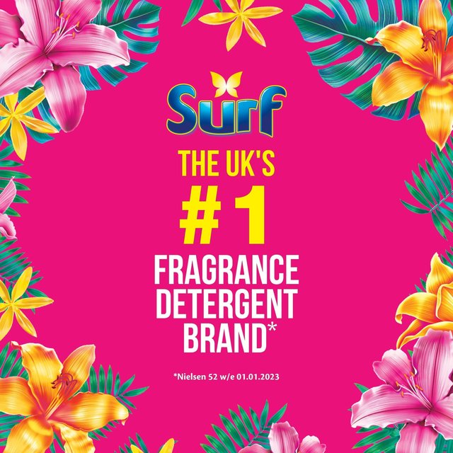 Surf Tropical Lily 3 in 1 Washing Liquid Capsules 27 Washes 27 per pack GOODS M&S