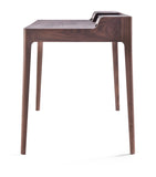 Porada Walnut Saffo Writing Desk, imported from the UK