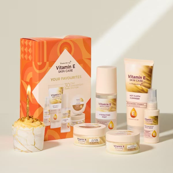 Superdrug Vitamin E Gift Box 5-piece skincare set (British brand)