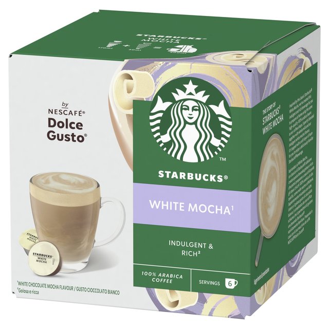 Starbucks by Nescafe Dolce Gusto White Mocha 12 per pack GOODS M&S