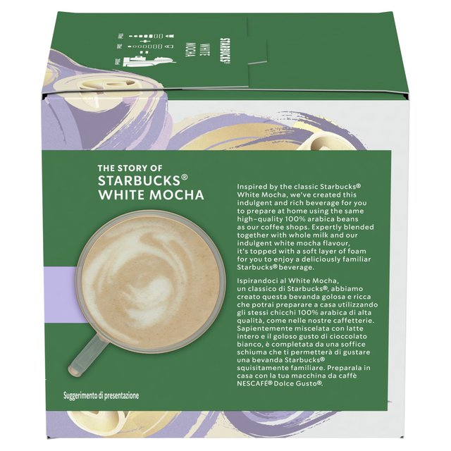 Starbucks by Nescafe Dolce Gusto White Mocha 12 per pack GOODS M&S