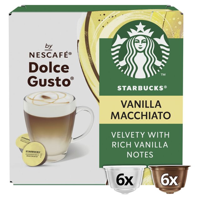 Starbucks by Nescafe Dolce Gusto Vanilla Macchiato 12 per pack GOODS M&S
