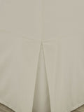 Catherine Lansfield cream percale valance bed sheet - British product