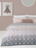 Furn Grey Spectrum Reversible Geometric Duvet Cover Set - British product