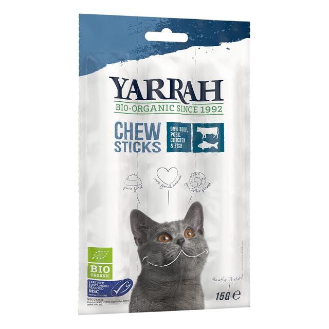 Yarrah Organic Chewsticks for Cats 3 per pack GOODS M&S