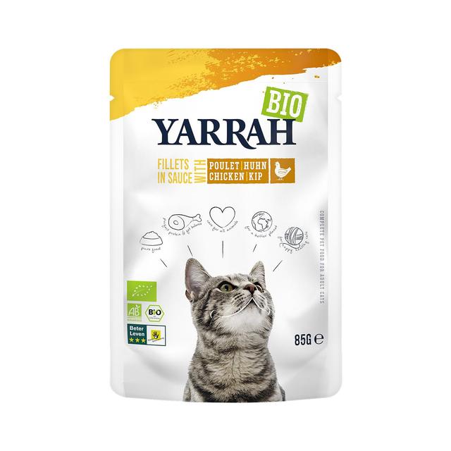 Yarrah Organic Fillets with Chicken in Gravy for Cats 85g GOODS M&S