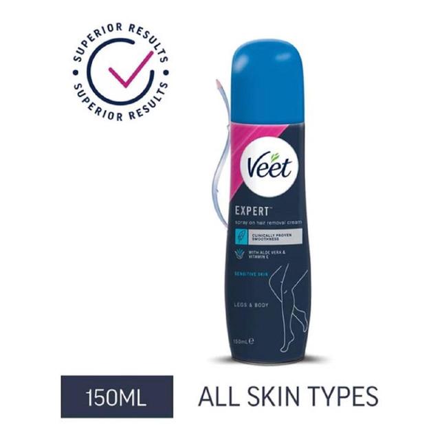 Veet Expert Spray on Cream Sensitive 150 ml 150ml GOODS M&S