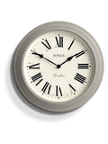 Jones Clocks Grey Supper Club wall clock 40cm, UK version