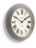 Jones Clocks Grey Supper Club wall clock 40cm, UK version