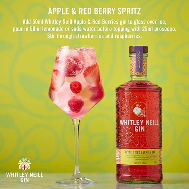 Whitley Neill Apple & Red Berries Gin 70cl GOODS M&S