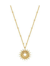 Estella Bartlett Gold Tone Full Sunburst Necklace