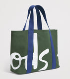 Harrods Medium Cotton Logo Tote Bag