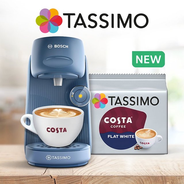 Tassimo Costa Flat White Coffee Pods 6 per pack GOODS M&S