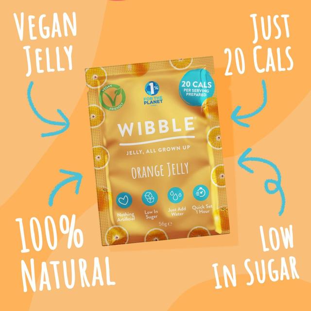 Wibble Orange Jelly Crystals 57g GOODS M&S