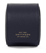 Smythson Leather Panama Single Watch Roll