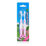 Brush Baby FirstBrush Baby Toothbrush Pink Double Pack