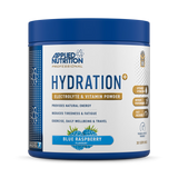 Applied Nutrition Hydration+ Powder Blue Raspberry Food Supplement Drink Mix 240g