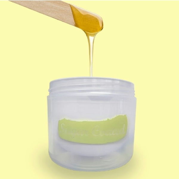 Sugar Coated hair removal wax kit lemongrass scent 200g (British brand)