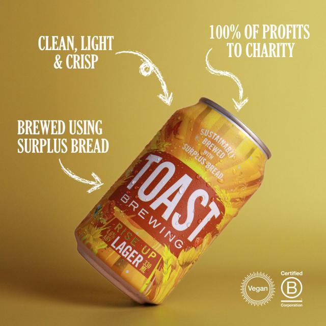 Toast Brewing Rise Up Lager 330ml GOODS M&S