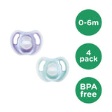 Tommee Tippee Ultra-Light Silicone Soother 0-6m 4 Pack Dummies 4 per pack GOODS M&S