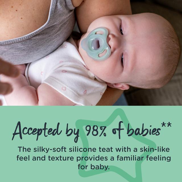 Tommee Tippee Ultra Light Dummies 6-18m 4 Pack blue 4 per pack GOODS M&S