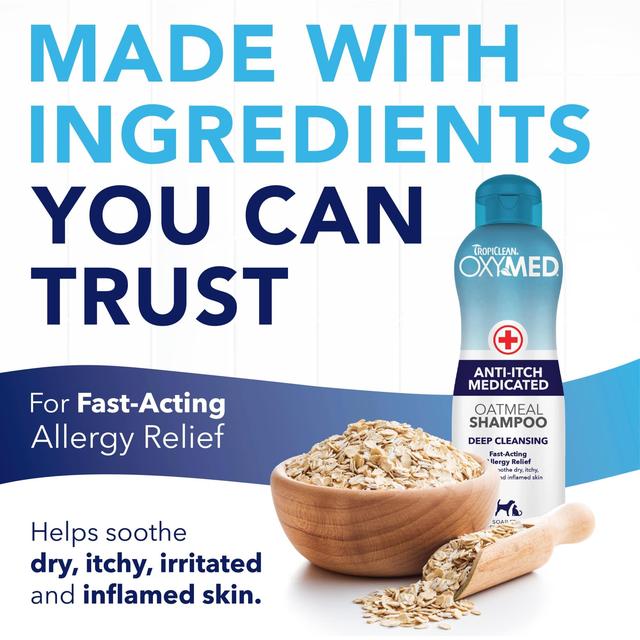 TropiClean Oxy-Med Medicated Shampoo 355ml GOODS M&S