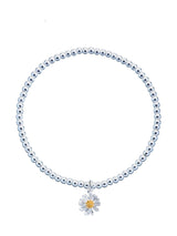 Estella Bartlett Silver Sienna Wildflower Bracelet with Beads