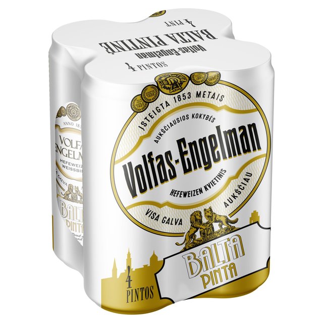 Volfas Engelman Balta Pinta Wheat Beer 4 x 568ml GOODS M&S