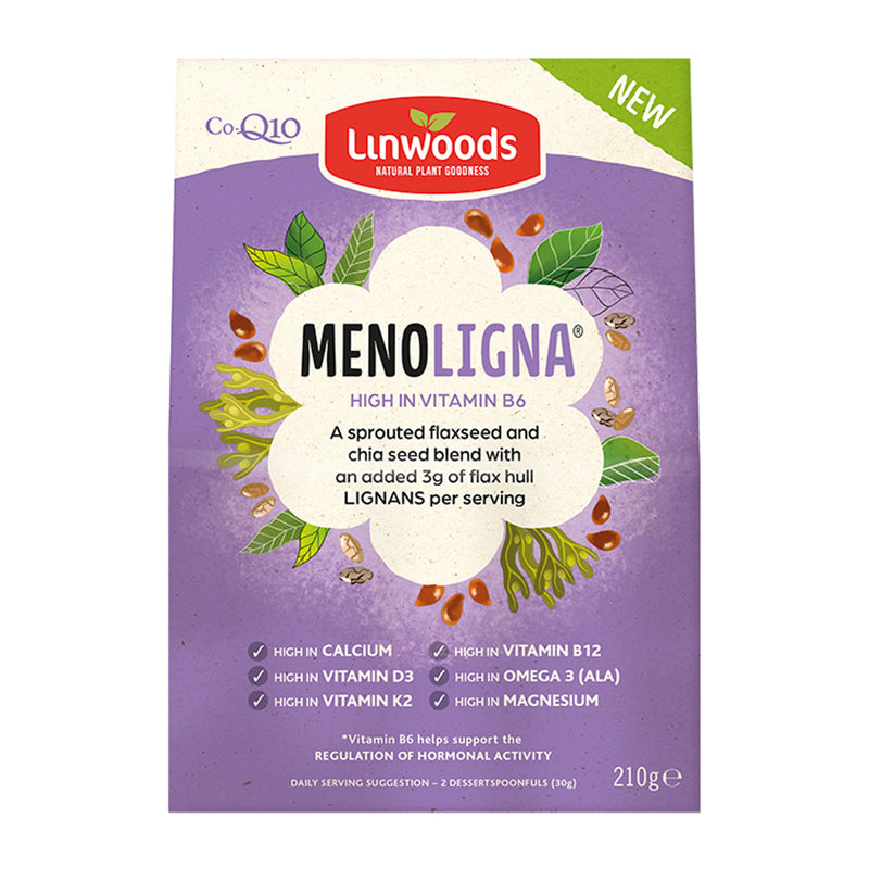 Linwoods Menoligna flax seed supplement 210g, UK version