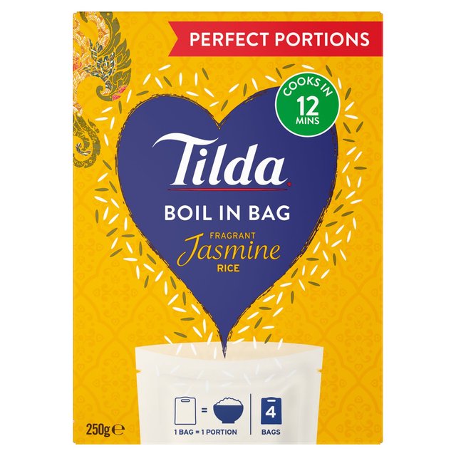 Tilda Boil in the Bag Fragrant Jasmine Rice 250g GOODS M&S