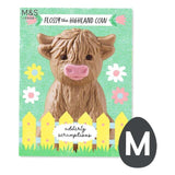 M&S Flossy the Highland Cow Easter Egg 155g
