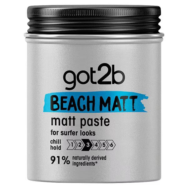 got2b Beach Matt Hair Styling Paste 100ml, UK version