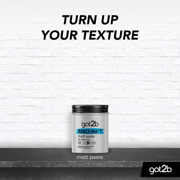 got2b Beach Matt Hair Styling Paste 100ml, UK version