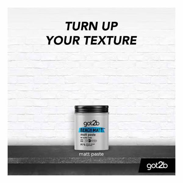 got2b Beach Matt Hair Styling Paste 100ml, UK version