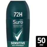 Sure Men Antiperspirant Deodorant Roll On Nonstop Sensitive 50ml GOODS M&S