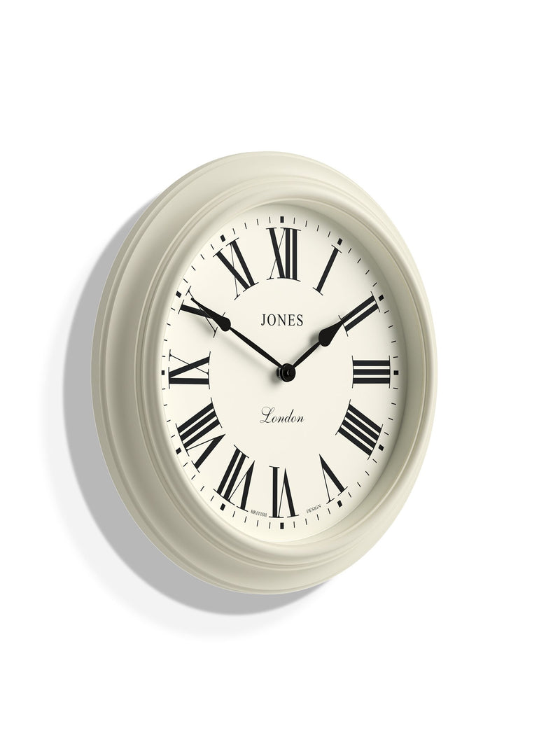 Jones Clocks White Supper Club wall clock 40cm, UK version