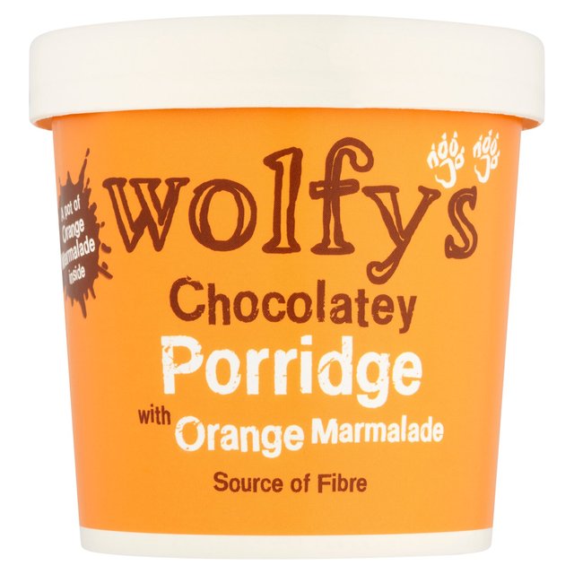 Wolfy's Chocolatey Porridge with Orange Marmalade 93g GOODS M&S
