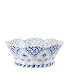Royal Copenhagen Porcelain Full Lace Fluted Fruit Bowl (23cm)