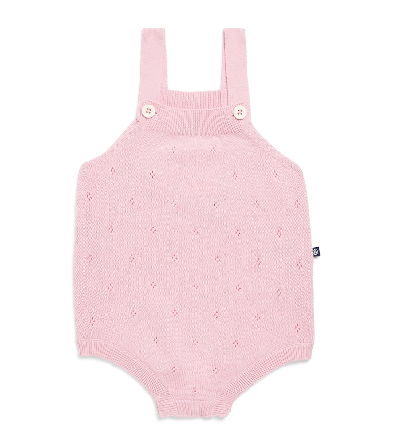 Petit Bateau cotton pointelle bodysuit 1-18 months, imported from the UK