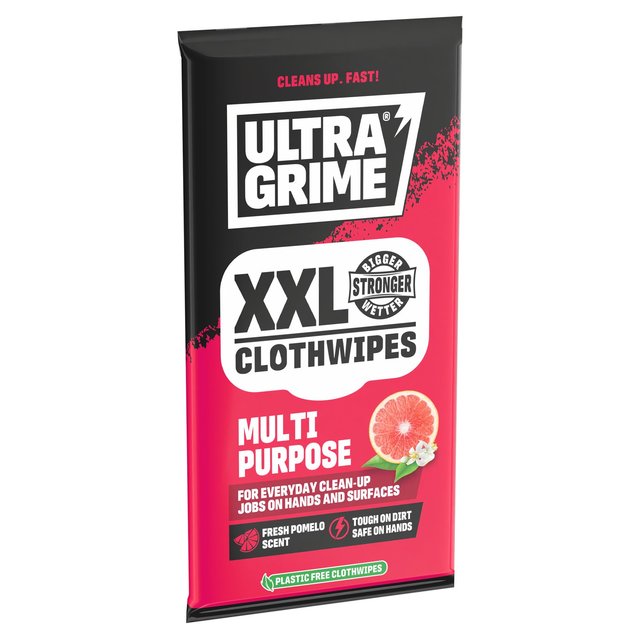 UltraGrime Multipurpose Pomelo XXL Clothwipes 20 per pack GOODS M&S