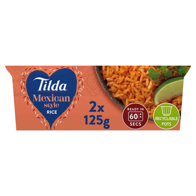 Tilda Pots Mexican Style Long Grain Rice 250g GOODS M&S