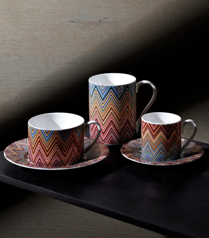 Missoni Home Zigzag Jarris 156 teacup and saucer set, imported from the UK
